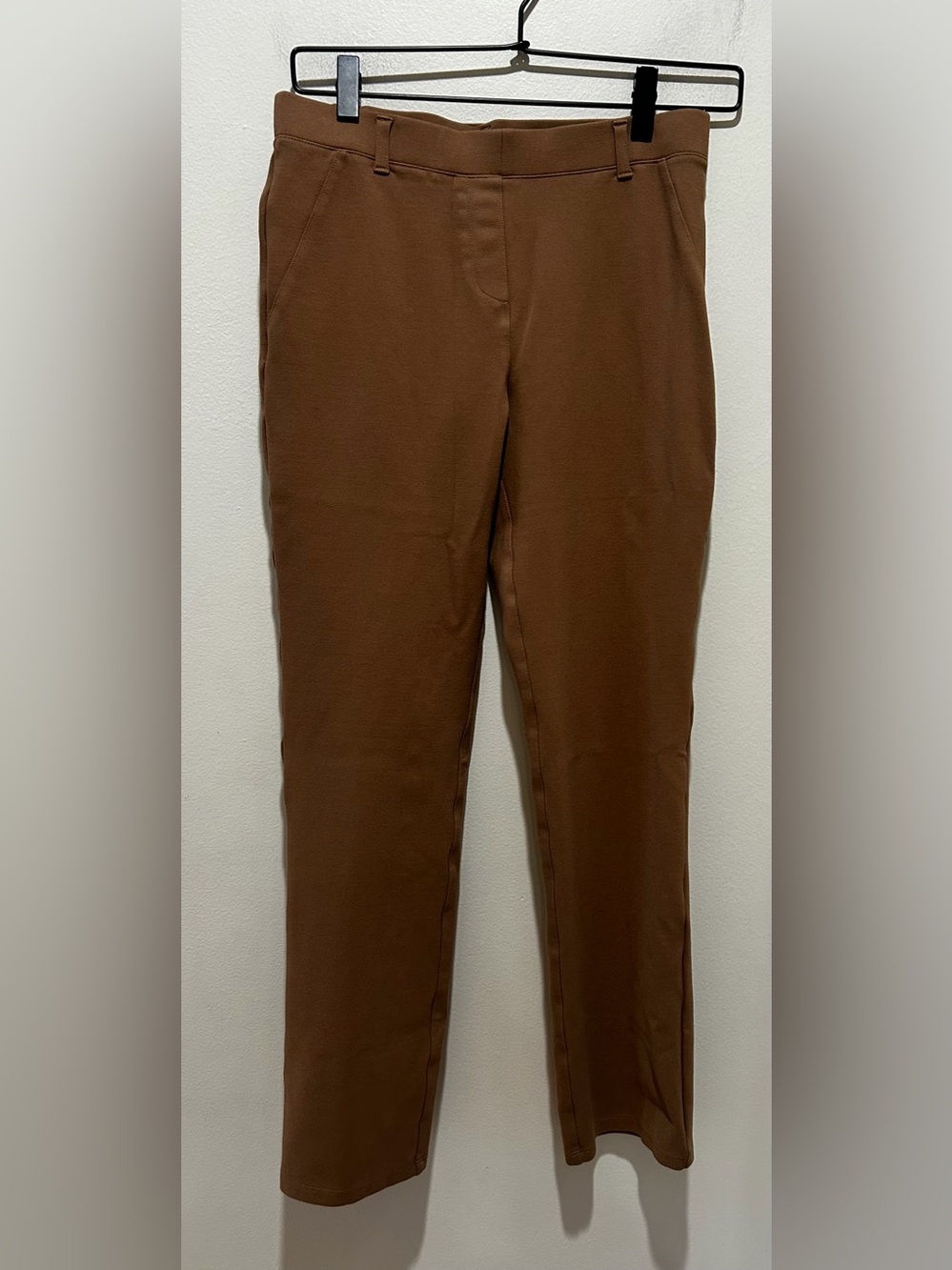 Quince Ultra Stretch Ponte Straight Leg Pull On Casual Dress Pants Women’s Small